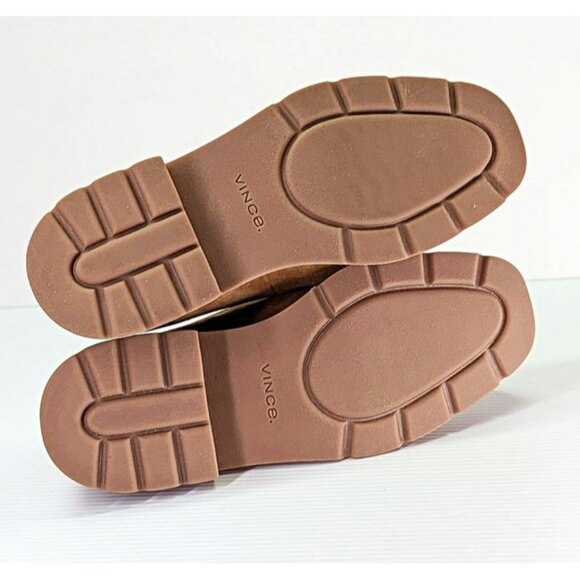 Vince Women's Robin Slip On Loafers Light Fawn Suede Leather Size 9 (MSRP $350) - Picture 10 of 11